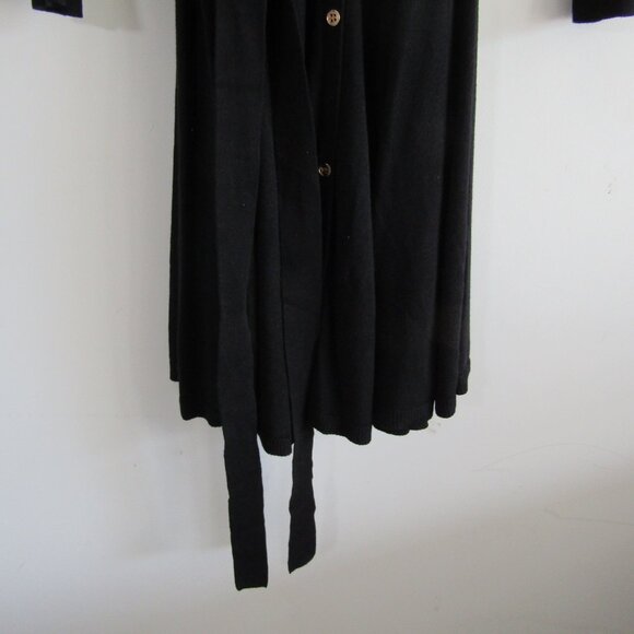 Jessica London Knit Sweater Shirt Dress 22/24 Black NWOT Casual Capsule Wardrobe - Picture 4 of 11